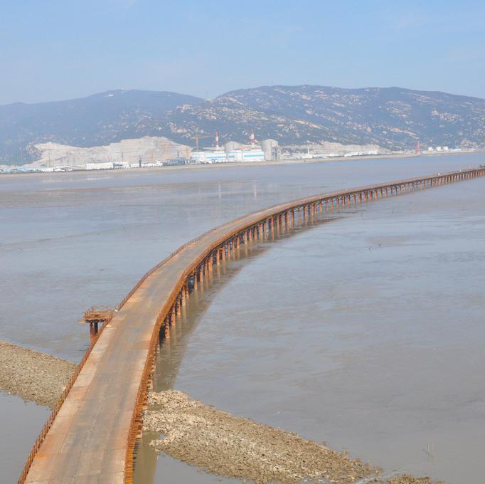 四川鋼便橋建設施工便道設置原則的施工要求